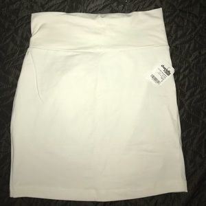 White skirt